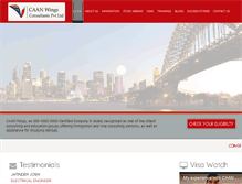 Tablet Screenshot of caanwings.com